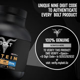Bolt Nutrition 100% Whey Protein Powder 5lb, 69 Servings
