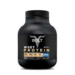 Bolt Nutrition 100% Whey Protein Powder | Muscle Recovery & Lean Muscle Support | 5lbs, 69 Servings