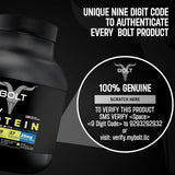 Bolt Nutrition 100% Whey Protein Powder 2lb, 27 Servings