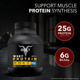 Bolt Nutrition 100% Whey Protein Powder 2lb, 27 Servings