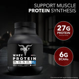 Bolt Nutrition 100% Whey Protein Powder 2lb, 27 Servings