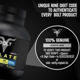 Bolt Nutrition Whey Isolate Protein Powder 5lb, 69 Servings