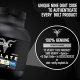 Bolt Nutrition Whey Isolate Protein Powder 2lb, 27 Servings