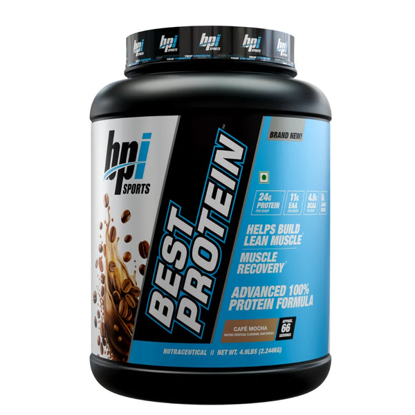 BPI Sports Best Protein Powder 2.24kg | 24g Protein Per Scoop | Whey Protein Blend | 66 Servings