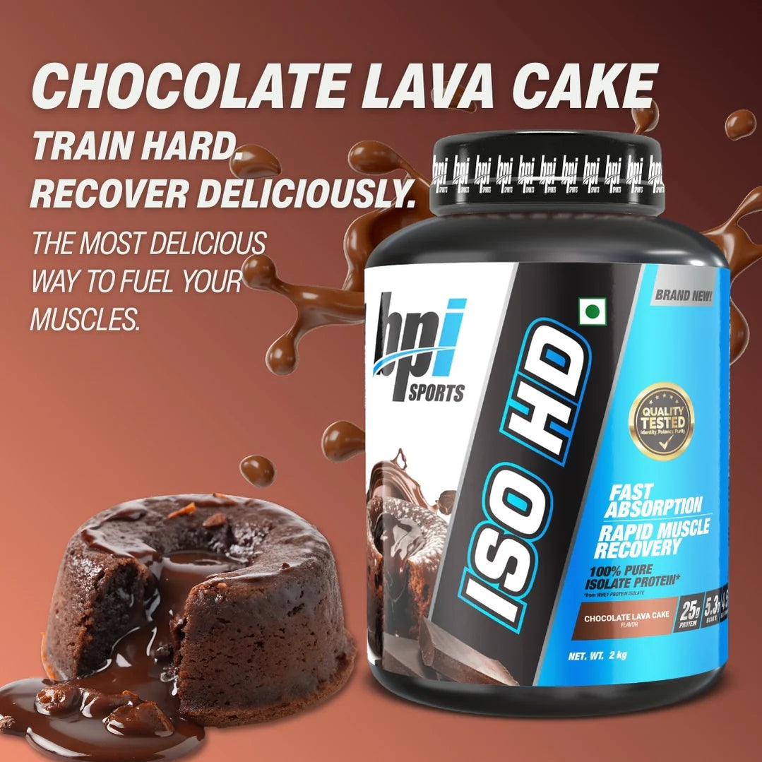 BPI Sports ISO HD Whey Isolate and Hydrolysate - 4.4 Lbs