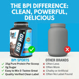 BPI Sports ISO HD Whey Isolate and Hydrolysate - 4.4 Lbs