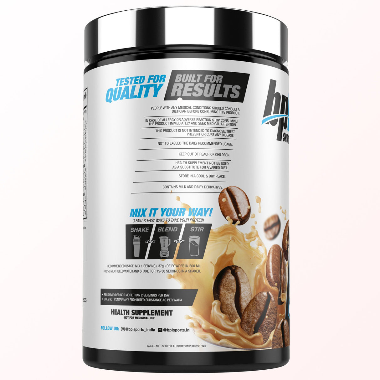 BPI Sports Whey HD Ultra Premium Protein Powder- 2.2 Lbs