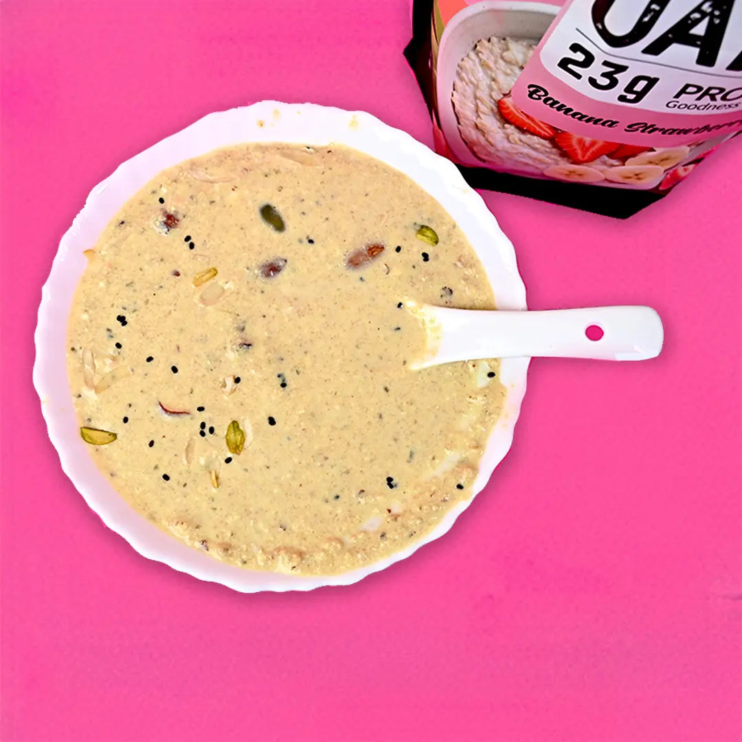 Nuts'Mor High Protein Oats with Goodness of Whey - 1Kg | 20 Servings