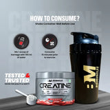 Big Muscles Nutrition Micronised Creatine Monohydrate Powder 100g - 33 Servings