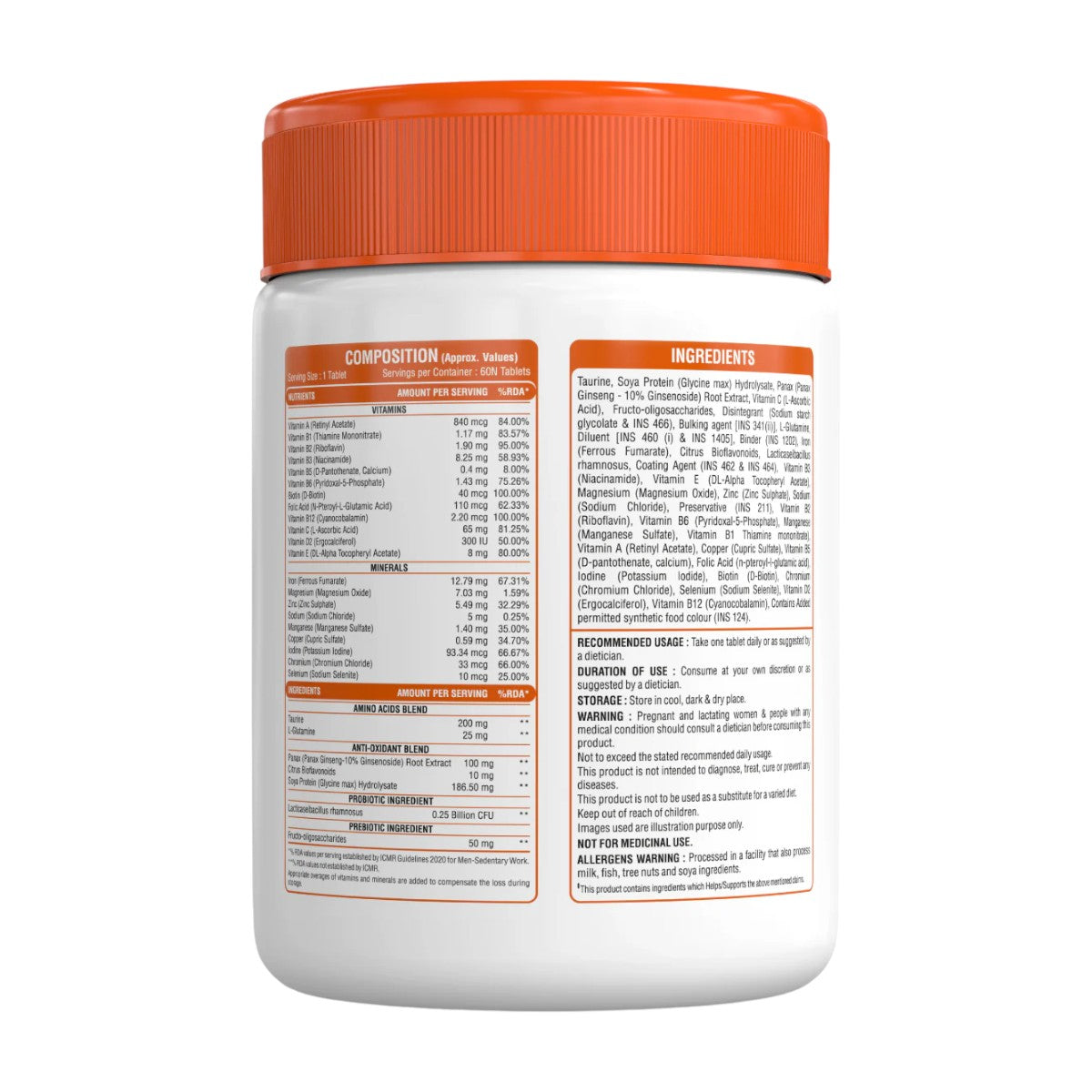 Big Muscles Wellness True Vitamin - 60 Tablets