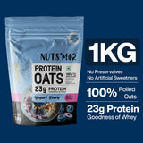 Nuts'Mor High Protein Oats with Goodness of Whey - 1Kg | 20 Servings