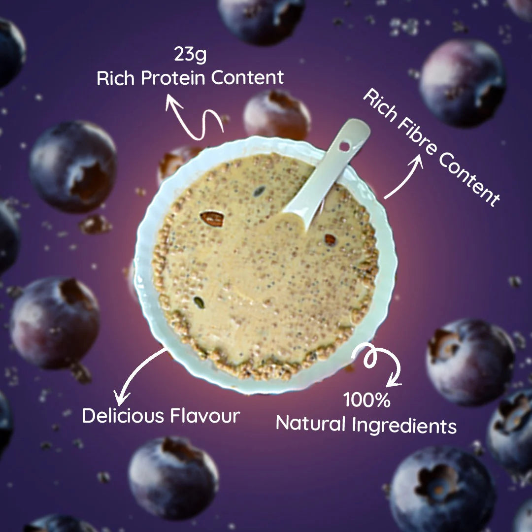 Nuts'Mor High Protein Oats with Goodness of Whey - 1Kg | 20 Servings