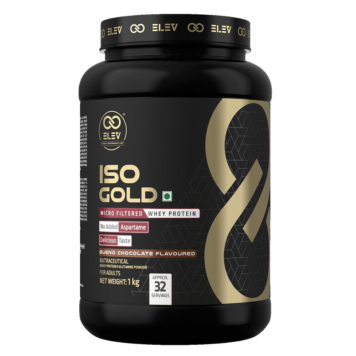 Elev ISO GOLD Whey Protein Powder | 1kg (32 Servings)