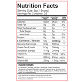 Redskull Carnivox 3000mg L-Carnitine – 25 Servings | Energy & Metabolism Support | 150g