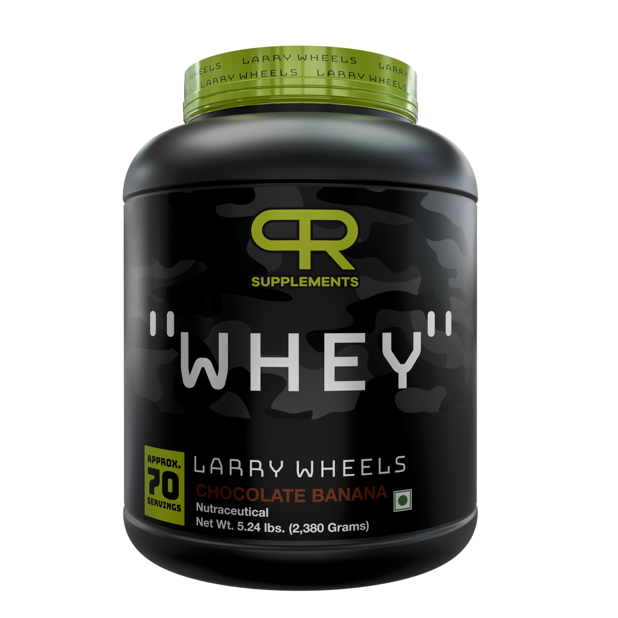 PR Supplements Larry Wheels Whey Protein Powder 2.38kg | Whey Protein Supplement