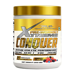 Ripped Up Nutrition Conquer Xtreme Pre-Workout | Laser Sharp Focus & Nitric Oxide Pump | 300gm