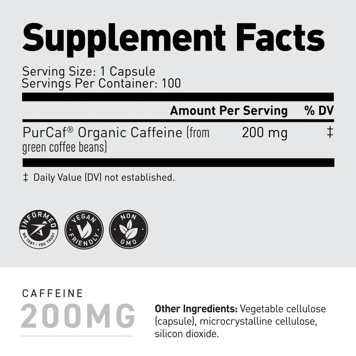 Kaged Caffeine - 100 Servings