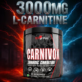 Redskull Carnivox 3000mg L-Carnitine – 25 Servings | Energy & Metabolism Support | 150g