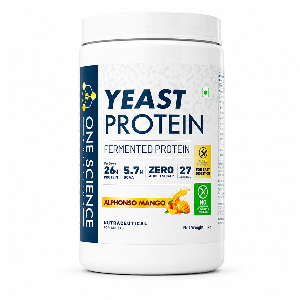 One Science Nutrition Fermented Yeast Protein Powder 1kg | 27 Servings