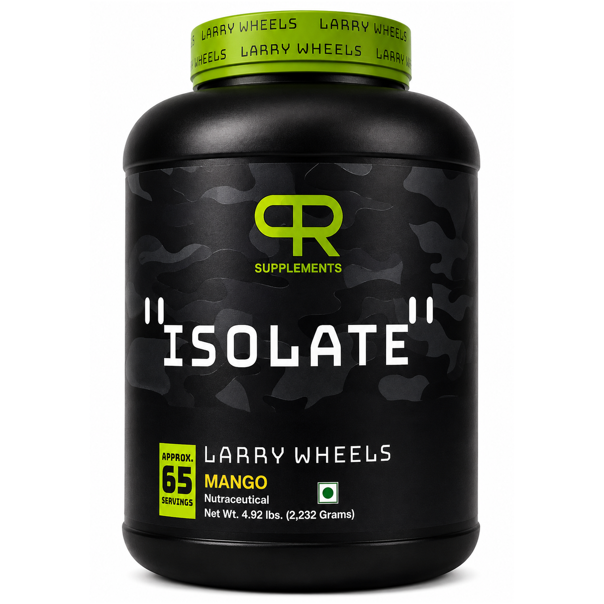 PR Supplements Larry Wheels Whey Isolate Powder | 2.23kg | 65 Servings