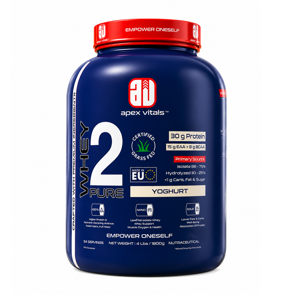 Apex Vitals Whey Pure - 4 Lbs