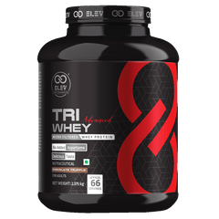 Elev Tri Whey Advanced Micro Filtered Whey Protein Powder | 2.375kg (66 Servings)