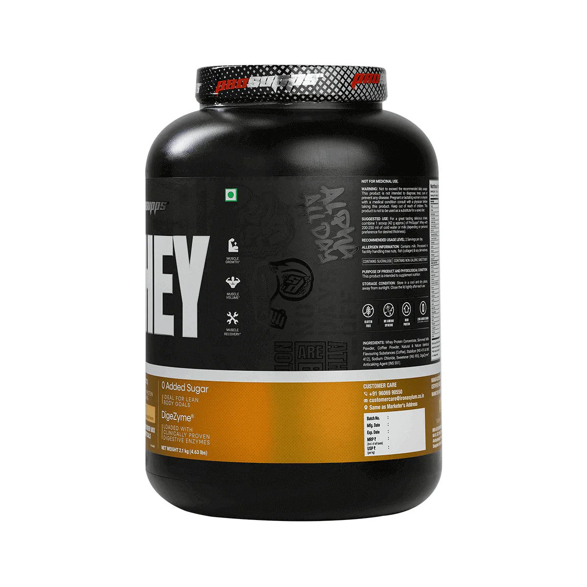 Prosupps Whey Protein Powder - 2.1 Kg, 50 Servings