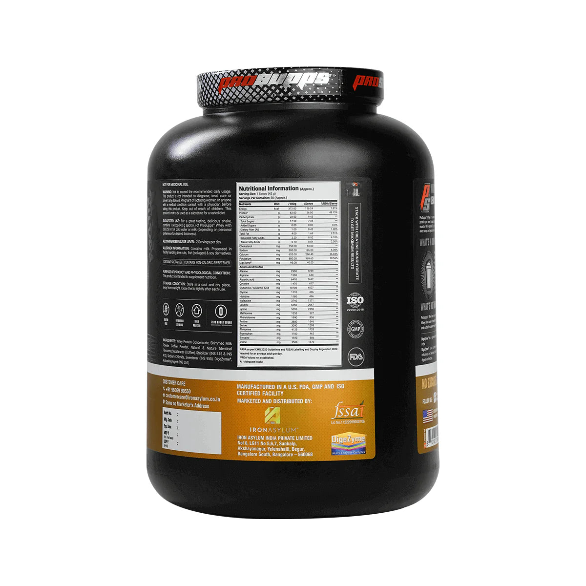 Prosupps Whey Protein Powder - 2.1 Kg, 50 Servings