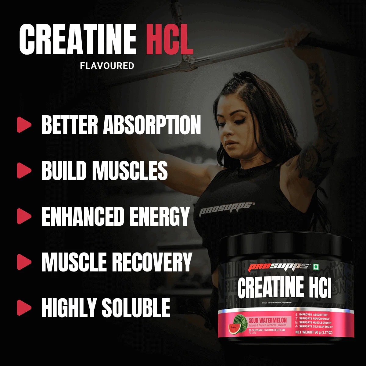 ProSupps Creatine HCL 2000 mg -72 Servings