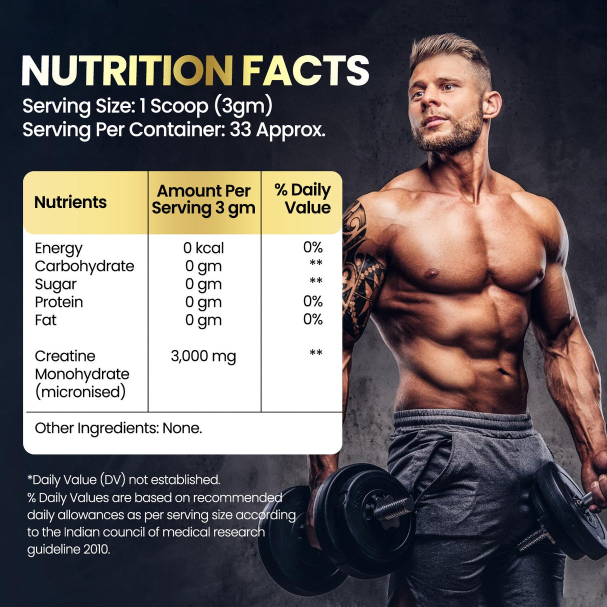 Himalayan Organics, Creatine Monohydrate 