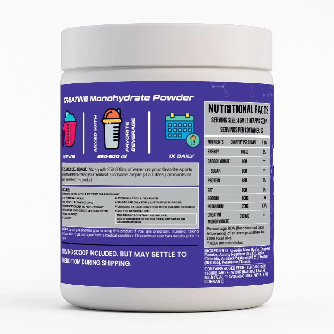 Ripped Up Nutrition Creatine Monohydrate 250gm