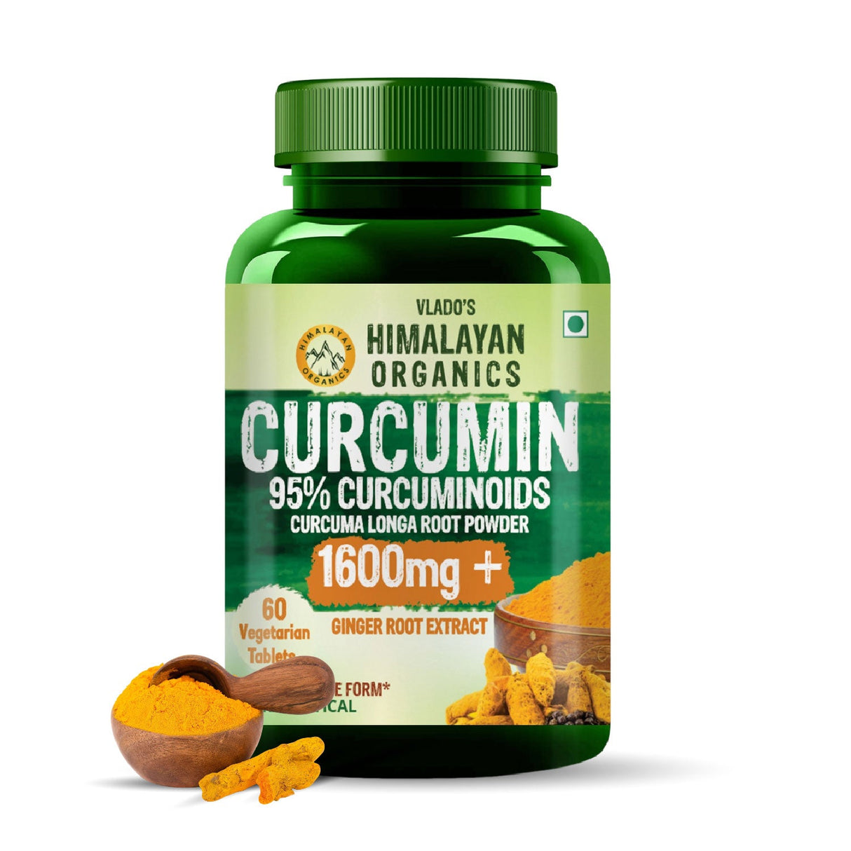 Himalayan Organics, Curcumin, 1600mg 
