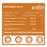Himalayan Organics, Curcumin, 1600mg 