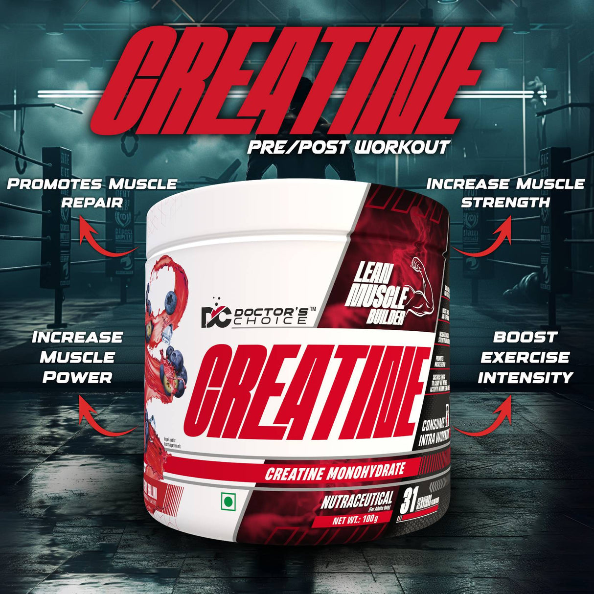 Doctor's Choice Creatine Monohydrate 250 Gm