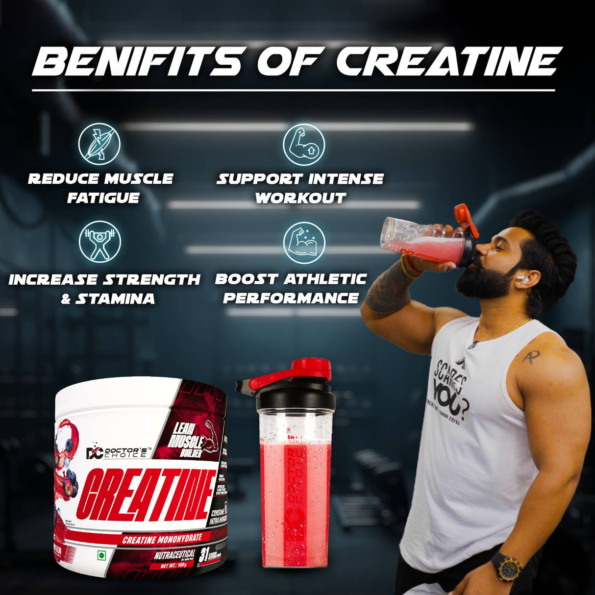Doctor's Choice Creatine Monohydrate 250 Gm