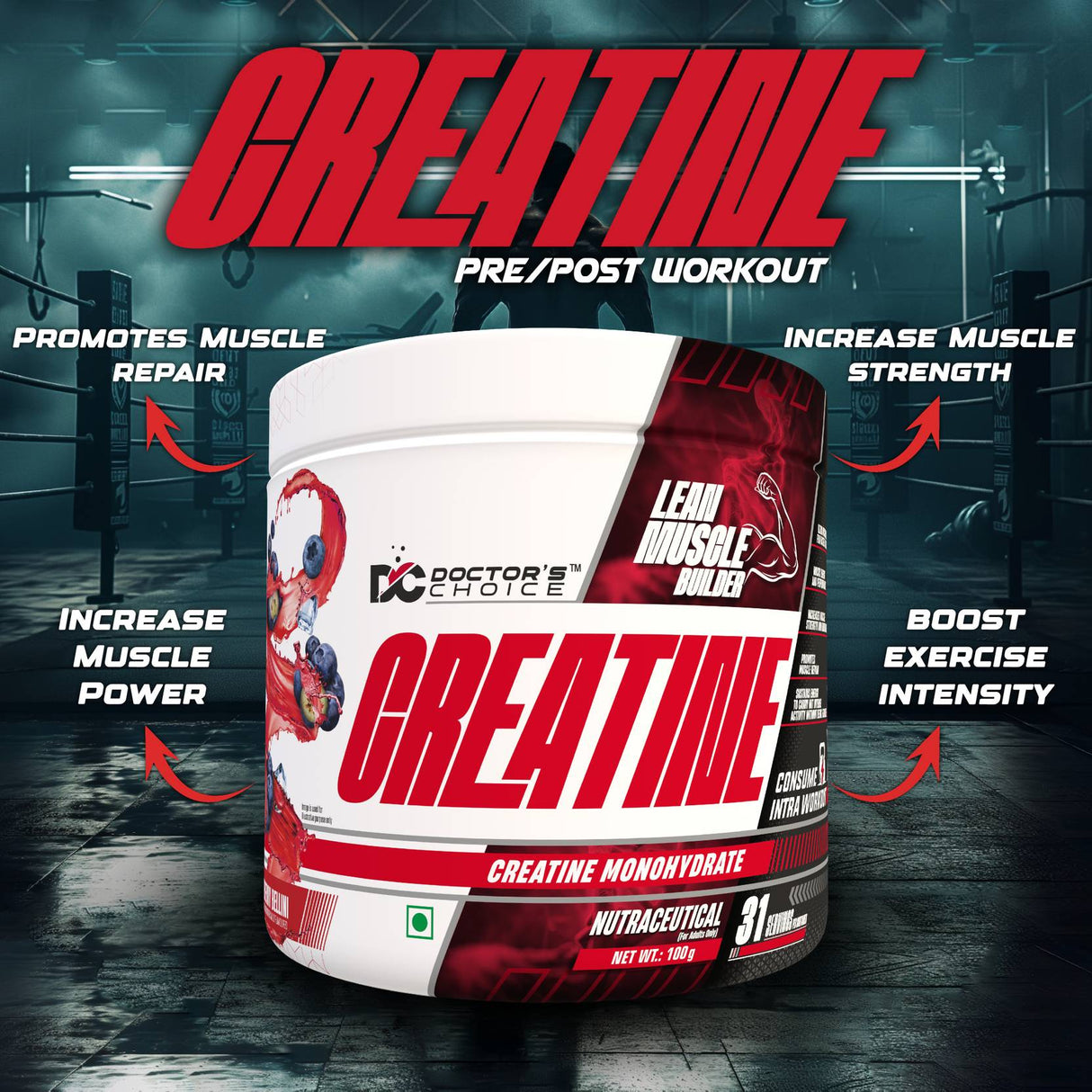 Doctor's Choice Creatine Monohydrate 250 Gm