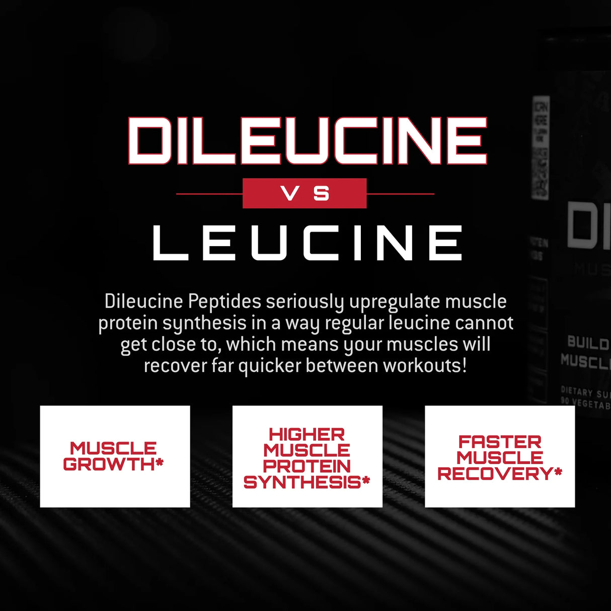 Unmatched Dileucine, 90 Capsules