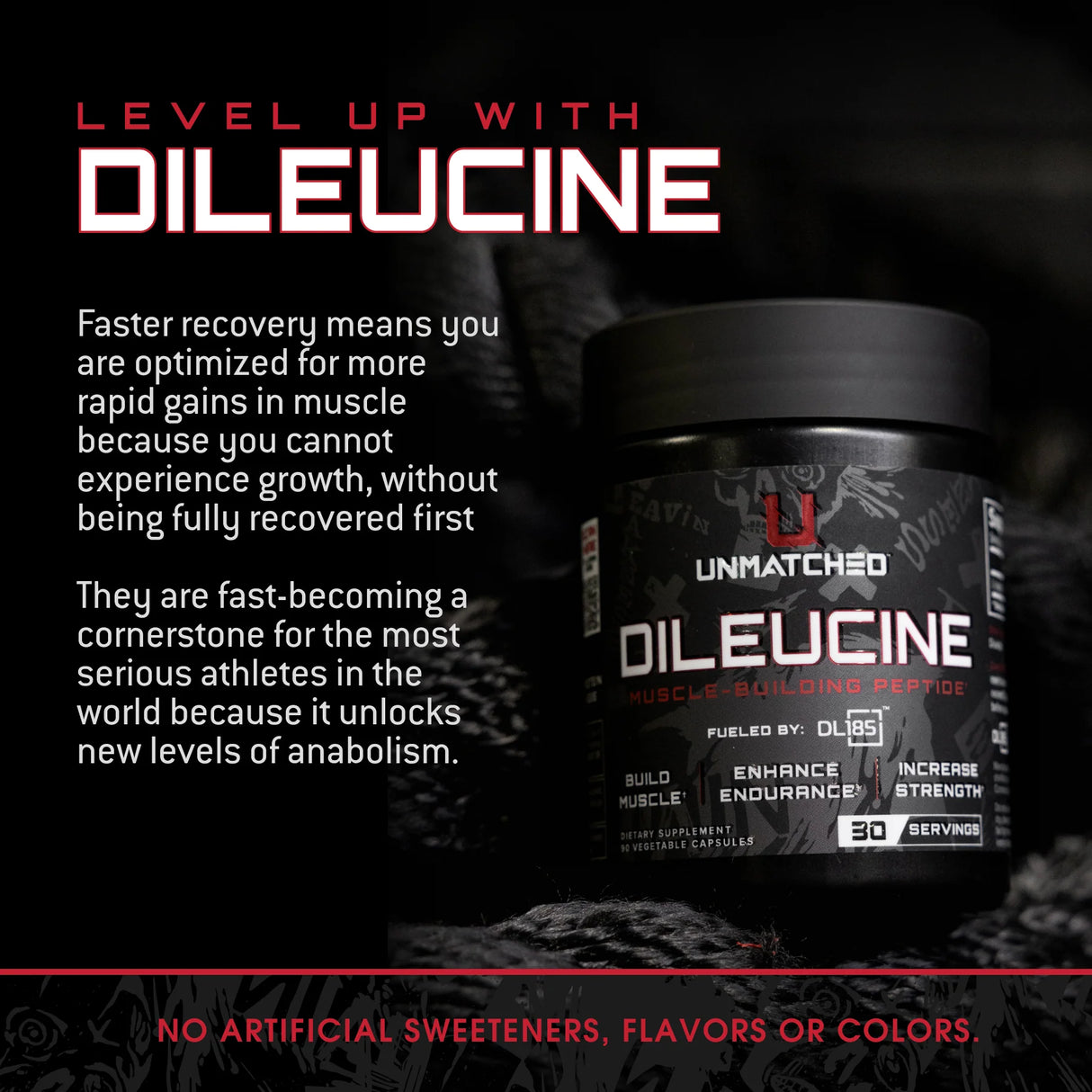 Unmatched Dileucine, 90 Capsules