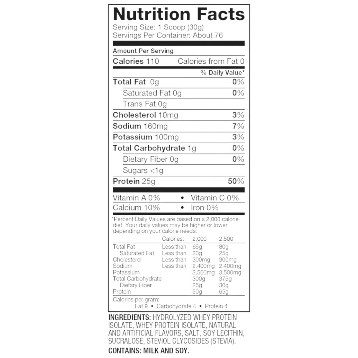 Dymatize ISO 100 Hydrolyzed Protein 5 Lbs