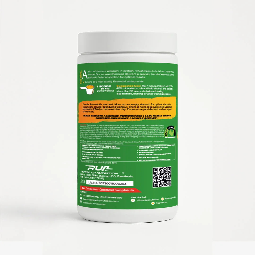 Ripped Up Nutrition BCAA + EAA Powder 30 Servings