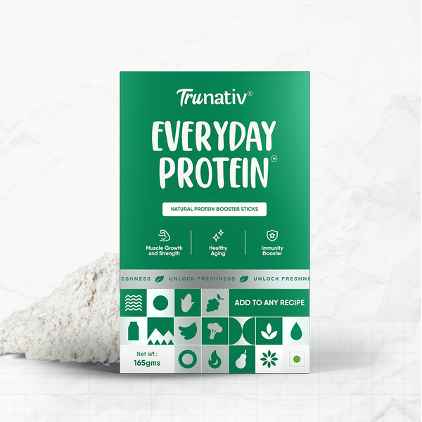 Trunativ Cookable Vegan Plant Protein Isolate | Soy & Pea Protein | No Added Sugar | 15 Sticks | 165g