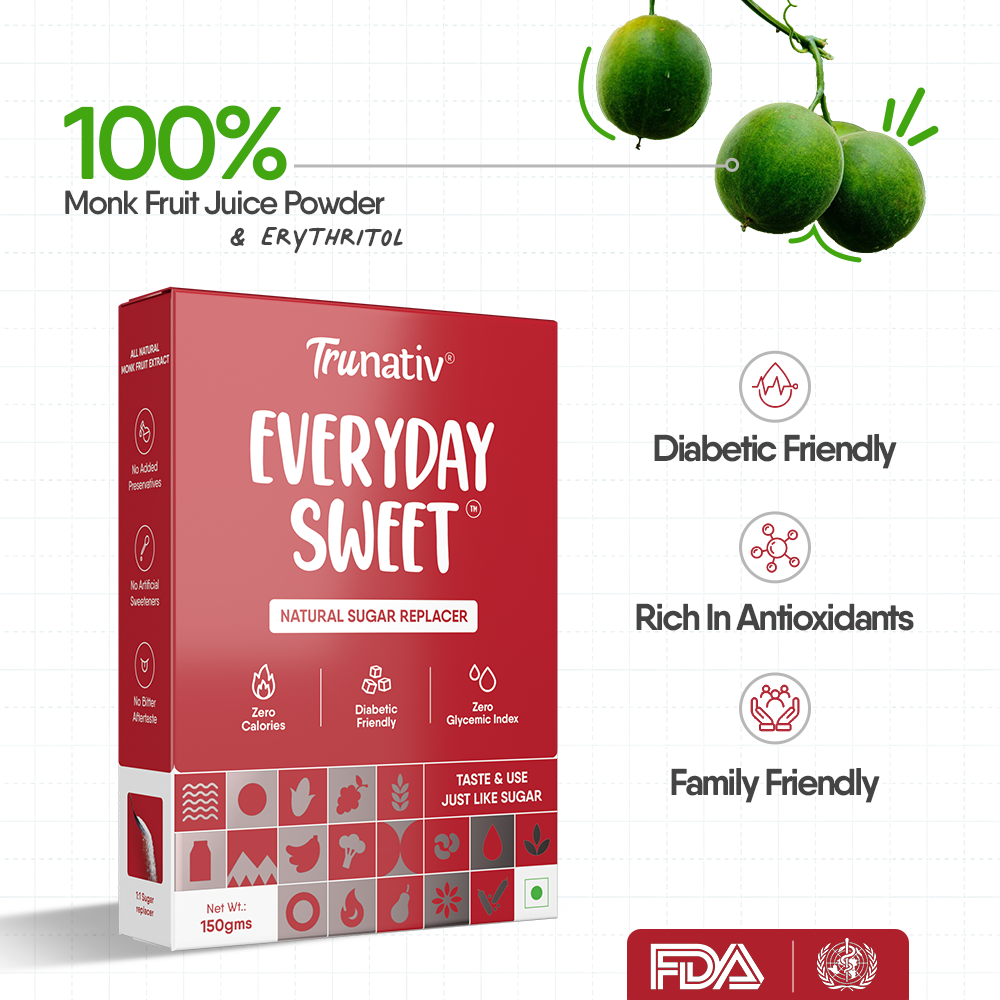 TruNativ Everyday Sweet, Monk Fruit Sweetener, 150g
