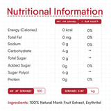 TruNativ Everyday Sweet, Monk Fruit Sweetener, 400g