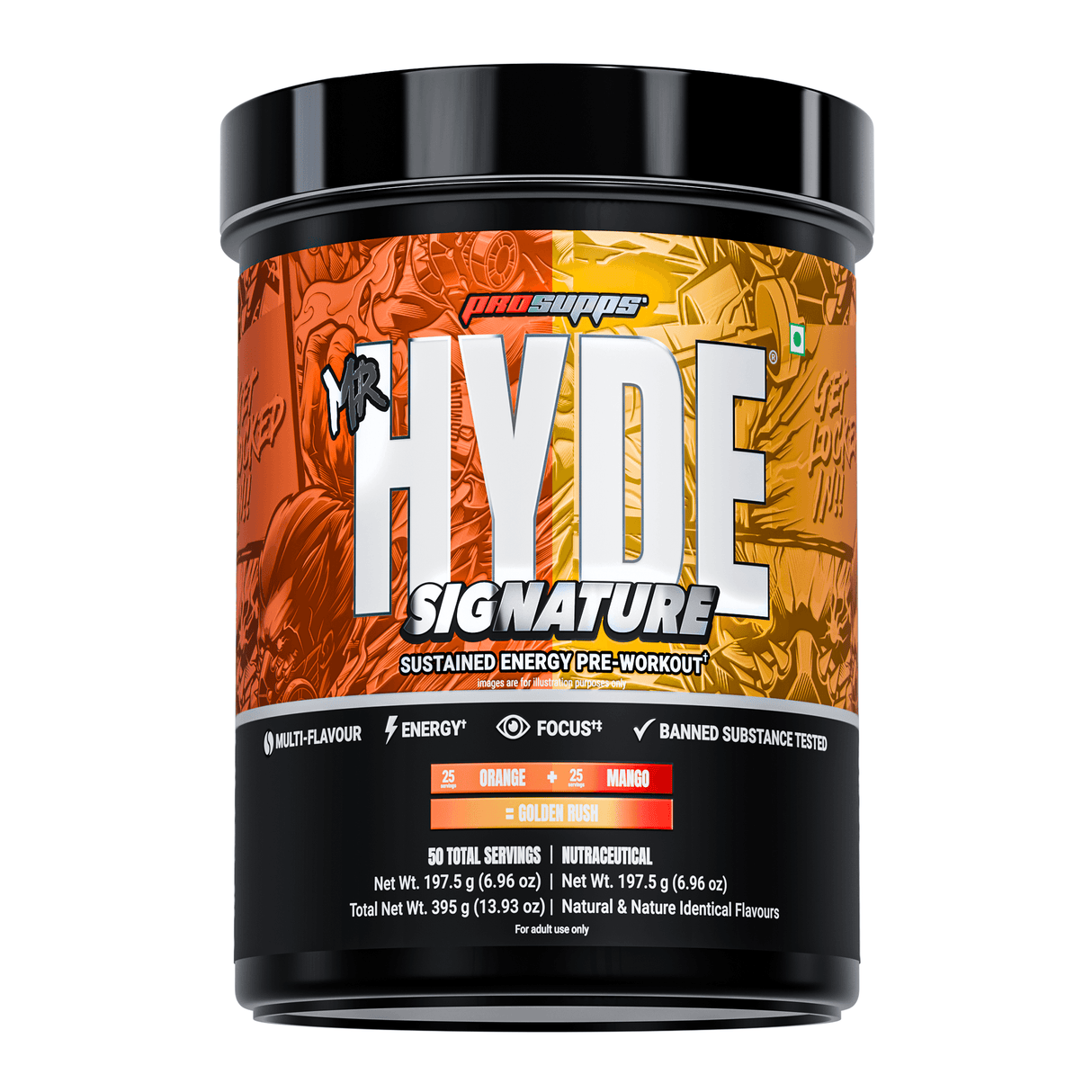 ProSupps Hyde Signature Pre-Workout | Dual Tub Pack | 50 Servings