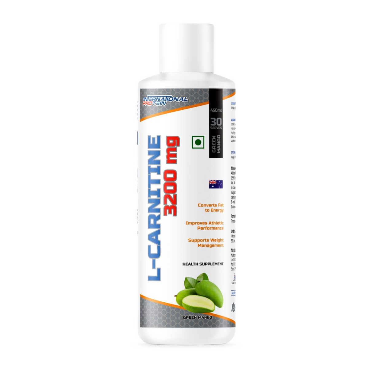 International Protein L-Carnitine Liquid 3200 - 30 Servings