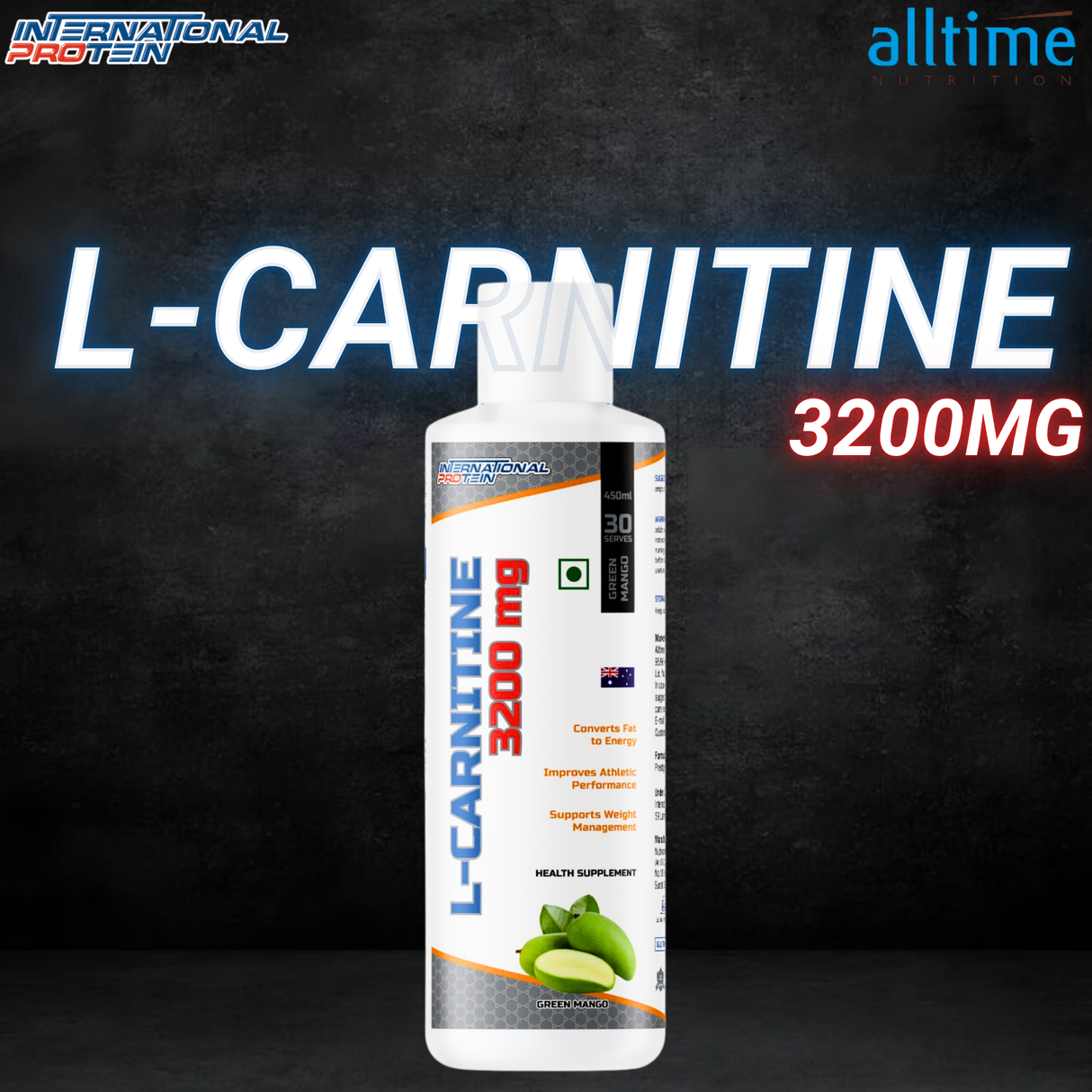 International Protein L-Carnitine Liquid 3200 - 30 Servings