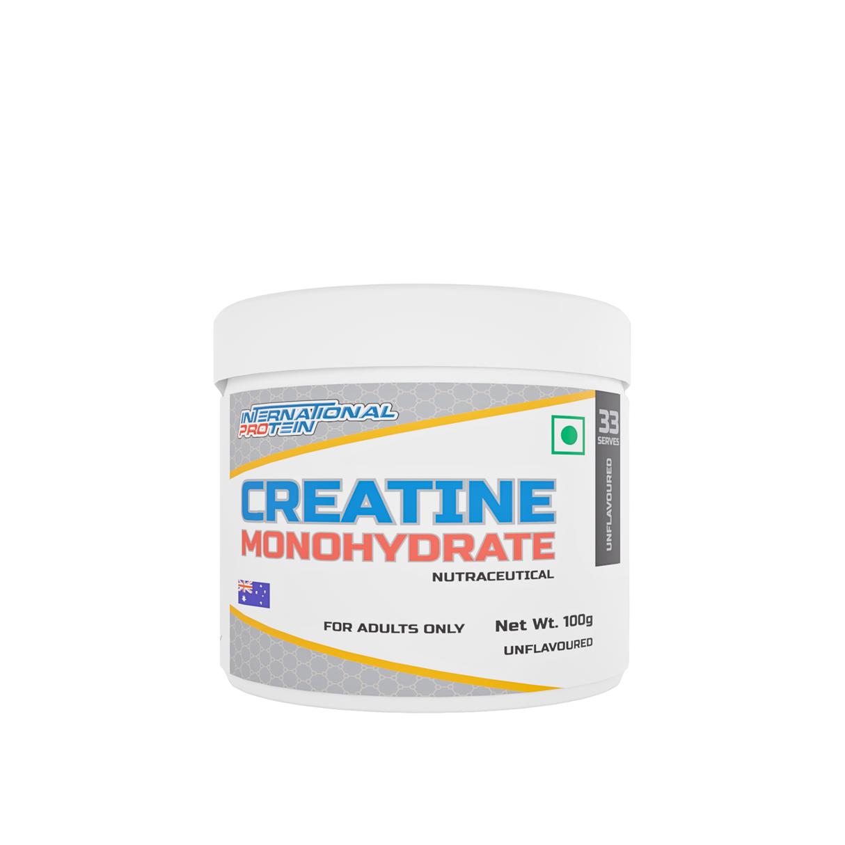International Protein Creatine Monohydrate 100g - 33 Servings