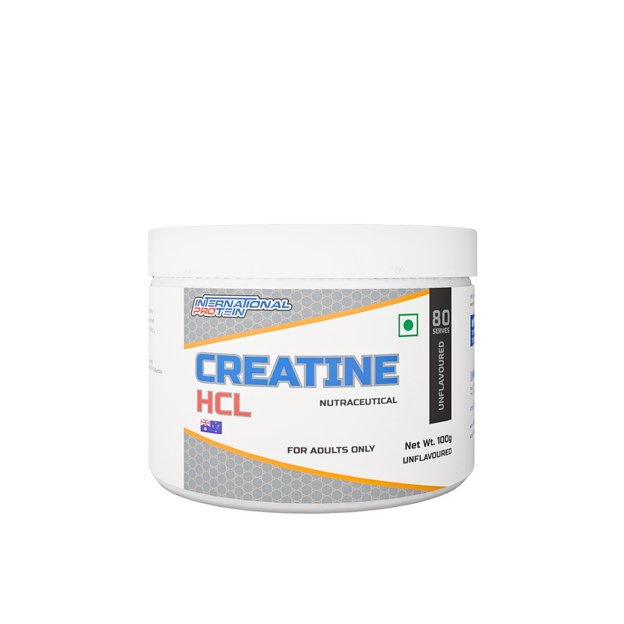 International Protein Creatine HCL 100g - 80 Servings
