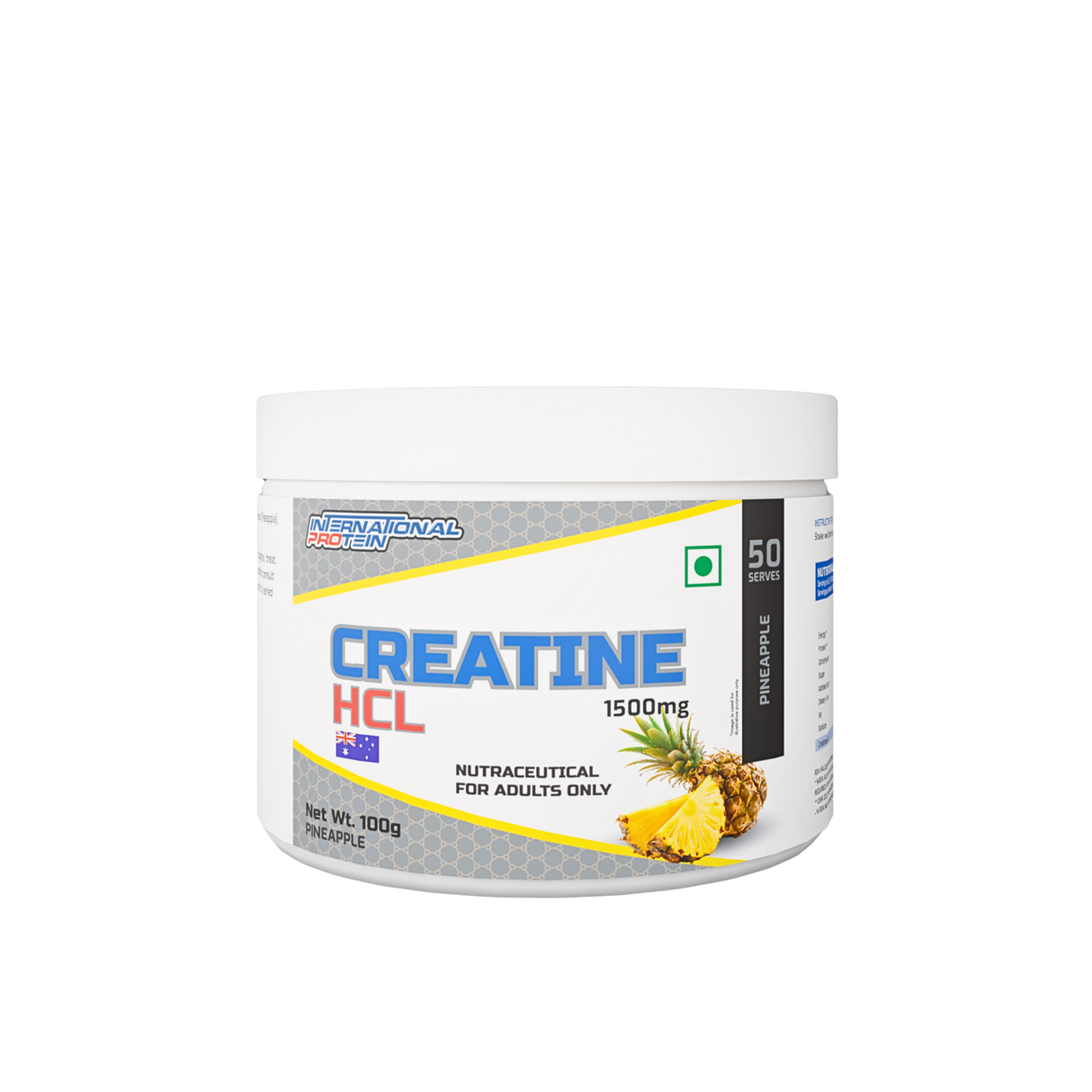 International Protein Creatine HCL 100g - 80 Servings