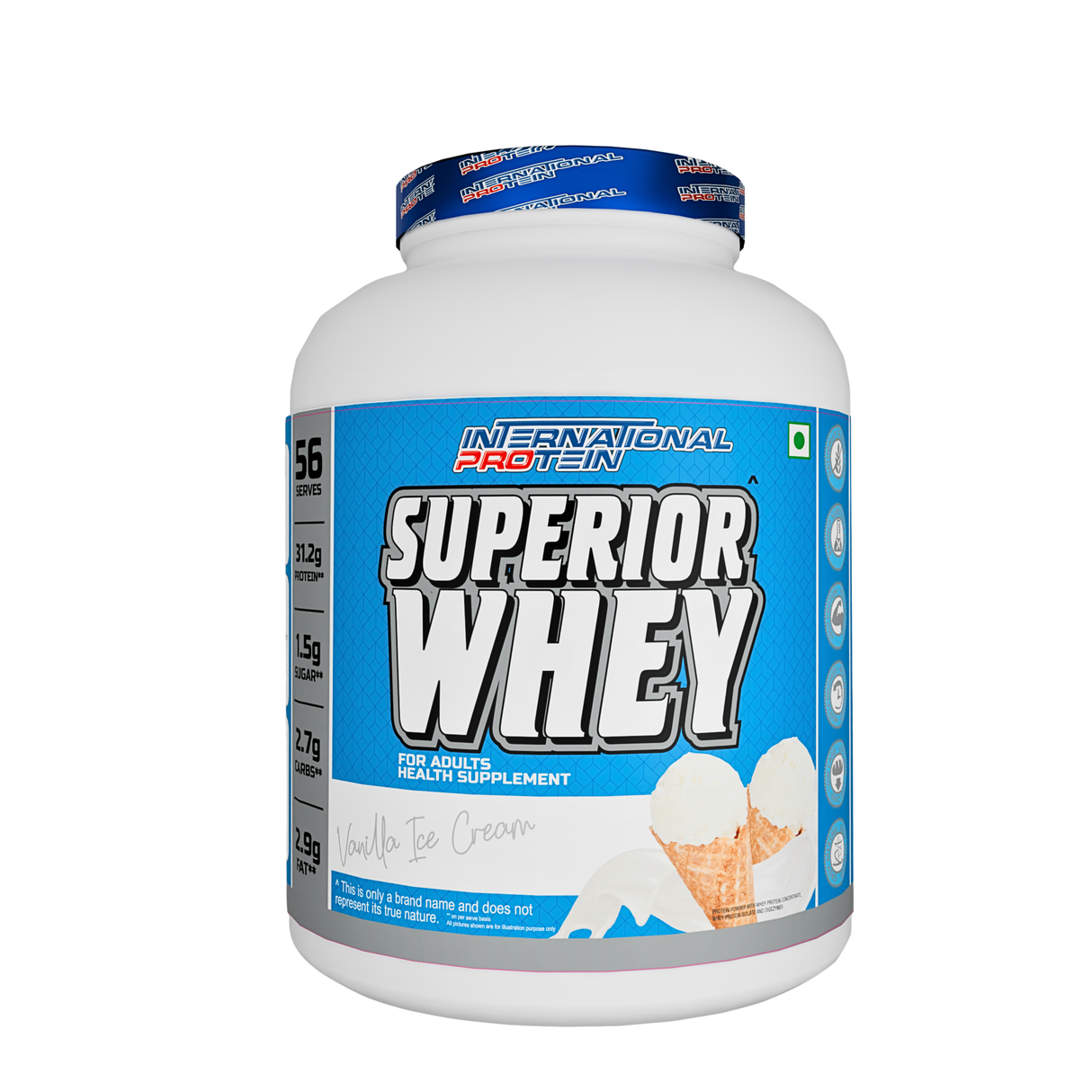 International Protein Superior Whey Protein (Australian) 5lbs - 56 Servings